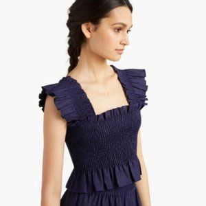 Paz Crop Trop  XL- Navy Linen Hill House Home NWT